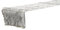 BOLTZE Tischband Fell Polyester grau 120x20 cm, Tischdeko, Tischfell, Tischdecke, Winter
