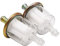 sourcing map 2Stk. Motorrad Benzinfilter Universal Gasöl Flüssigkeitsfilter Kraftstofffilter 60x31mm