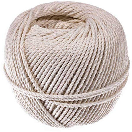 Cable de 3 hebras de algodón – línea Mason, línea de tiza, cuerda de seine – sujeta los nudos de forma segura