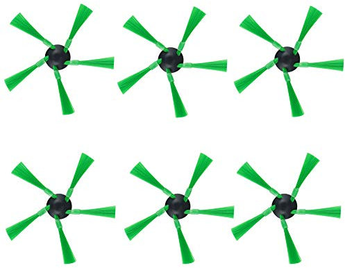 FHzytg 6 Stück Seitenbürste für Vorwerk Kobold VR200 VR300 Saugroboter Zubehör