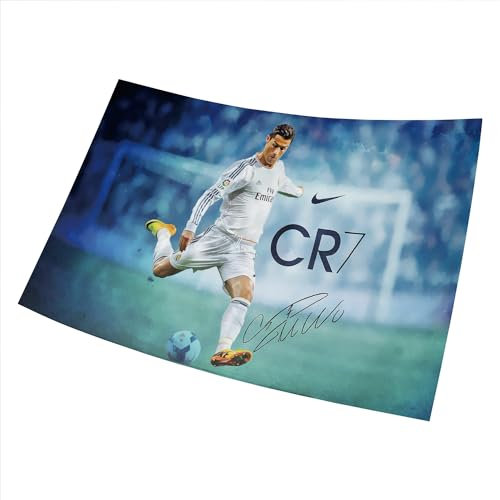 Cristiano Ronaldo Posterdruck, Größe 28 x 43 cm, Geschenk, dekorativer Druck, Wand