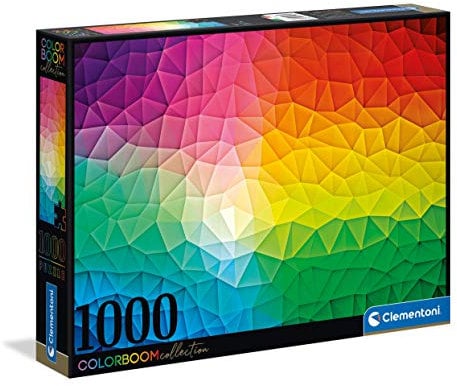 Clementoni 39597 Mosaic – Puzzle 1000 Teile, Colorboom Collection, Geschicklichkeitsspiel für die ganze Familie, Erwachsenenpuzzle ab 14 Jahren