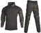 Tactique de camouflage costume vêtements Uniforme militaire Les hommes de l'Armée Vêtements Airsoft militaire Combat Shirt + Cargo Pantalons Genouillères Waistcoat ( Color : CPBK , Size : L. )