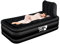 Get Fit Air Bed With Built In Electric Pump - Premium Single Airbed - Quick Blow Up Bed With Headboard & Free Inflatable Pillow - Elevated Inflatable Air Mattress For Outdoor, Camping - Black Mono