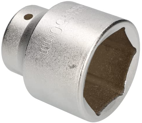 KOTARBAU® Llave de vaso hexagonal de 3/4 pulgadas, 50 mm, de acero al cromo vanadio