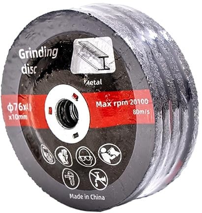 ARVALELET Elevata durezza 76mm Mola da taglio Levigatura resistente all'usura Rettifica tagliata Ruote circolari 1/5 pezzi Lama da taglio for smerigliatura Portatile for smerigliatrice