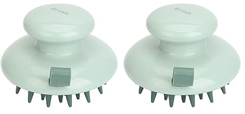 Kopfhaut-Massagegerät, Haarbürste 3 in 1, Peeling, Fördert das Haarwachstum, Wasserdichter Dusch-Shampoo-Schrubber mit Weichen Borsten, Geeignet für Alle Haartypen, Tolles