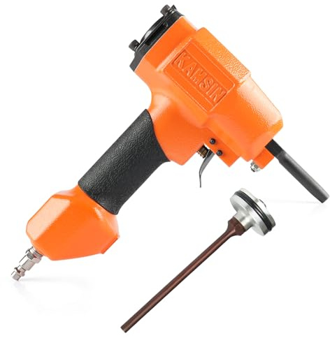 KT38 Air Punch Nailer with Extra Piston Driver, Pneumatic Nails Remover Gun, Removing Nails Range 0.079'' - 0.197'' (2-5 mm), Pneumatic Nails Puller, Denailer for Denailing Pallets, Lumber, Boards