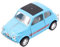 Easy Toys Modellauto kompatibel mit Vintage FIAT 500. Maßstabsgetreues Spielzeugauto mit zu öffnenden Türen. Automodellierung. (500c Light Blau)