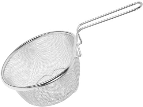GOOHOCHY Rejilla De Aceite De Acero Inoxidable Espumadera De Sopa Espumadera De Grasa Colador De Espumadera De Metal Colador De Malla De Araña Pala Cesta Cuchara Fideos Acero Inoxidable 304