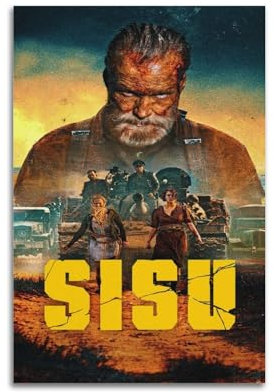 nzzmy Sisu Poster, Vintage-Kunst, Raumdekoration, ästhetische Schlafzimmerdekoration, Leinwandposter für Schlafzimmer, 20 x 30 cm, ungerahmter Stil