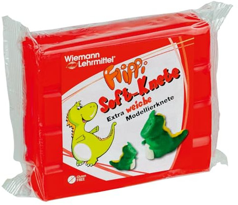 Flippi® Soft-Knete, 250 g | Wiemann Lehrmittel (rot)