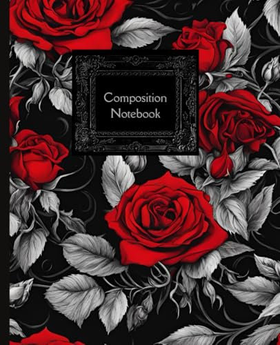 Composition Notebook: Goth Dark Victorian/7.5x9.25 inches/110 College Ruled Pages/Softbound/Goth/Horror/Scary/Unique: Composition Notebook for Kids/Teens/Adults
