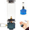 Yaoliucp Lanterne à gaz, Lanterne de gaz aux chandelles oniriques avec Verre résistant à la Chaleur, Lampe à gaz avec soupape réglable, lumière à gaz pour Le Camping et la randonnée, Lanterne à gaz