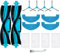 C-U Kit di accessori per aspirapolvere Robot per Ultenic D10 Accessori inclusi: 2 spazzole a rullo principale, 4 filtri Hepa, 4 tamponi di pulizia, 4 spazzole laterali, 1 spazzola