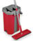 Balai Serpillière Mop Compact Malin – Kit Complet de Nettoyage avec Seau 2 Compartiments Nettoyer/Essorer – Manche 141 cm, Lingettes et Tête Plate et pivotante XL (Balai Pro + 2 Lingettes)