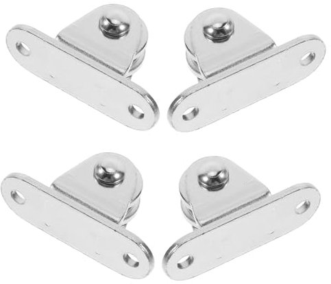 HEALSOPTHY 4stücke Feste Umlenkrolle Mit Lager Leichte Seilrolle Für Garagentor Und Kabelinstallation Stabile Halterung Für Wäscheleine Und Paracord