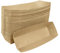 Enpack Snackschale A16 Snackschalen 8x21x4 cm aus Kraftpapier 100 Stück-Einweg Frikandelschale-Pommes-Frites-Trays-Snack Container-Pappschalen-Pappteller-Einweggeschirr Fingerfood