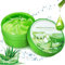 300ml Aloe Vera Gel, 99% Reine Aloe Vera Feuchtigkeitscreme für Gesicht und Körper, Natürliche Feuchtigkeitspflege Gel für trockene Haut, Sonnenbrand, Akne - Beruhigend After Sun Pflege
