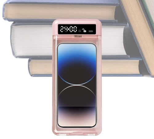 Schlossbox Für Handy Mit Timer, Handy Timer Box HandyGefängnis, Um Kindern, Studenten Und Erwachsenen Zu Helfen Selbstkontrolle, Verhindert Handysucht, Kompatibel Mit Den Meisten Mobiltelefonen