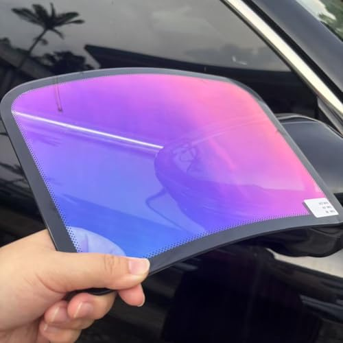 Alvorox Car Window Tint, 65% VLT Dreamy Purple Chameleon Glass Tinting Film for Car, Sun UV Protection Tinted Solar Film (50x300cm)