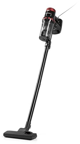 CLEANmaxx Zyklon Staubsauger | 2in1 beutelloser Boden- & Handstaubsauger | Starke Saugleistung 12 kPa & 400 W - ideal für Tierhaare | Mit 4 m Kabel & 1L Staubbehälter