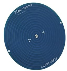 Antennes en spirale Archimedes de 10 cm UWB Archimedes en spirale de remplacement pour accessoires de transmission de données, récepteur polarisé circulaire pour droitier