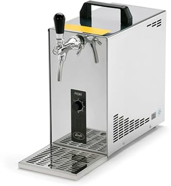 Komplett-Set Zapfanlage Pygmy 25 Bierkoffer Durchlaufkühler 1-leitig Trockenkühler 35 Liter/h Green Line Zapfkopf KeyKeg