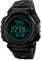 TONSHEN Digitaluhr Sportuhr 50M Wasserdicht Multifunktionale Militär Tactical Kompass Armbanduhr LED EL Licht Outdoor Plastik Uhr mit Silikon Band