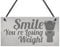 RED OCEAN Losing Weight Novelty Funny Bathroom Toilet WC Door Wall Sign Cafe Pub Office Plaque