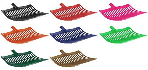 VPLAST Forca in plastica ultraresistente con Denti Flessibili Verde -