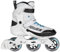 Powerslide Inline Skates Phuzion Radon Freeze 90, in Weiß für Damen, 90mm/83A Rollen, ABEC 5 Pro Kugellager, art. nr.: 940653 40