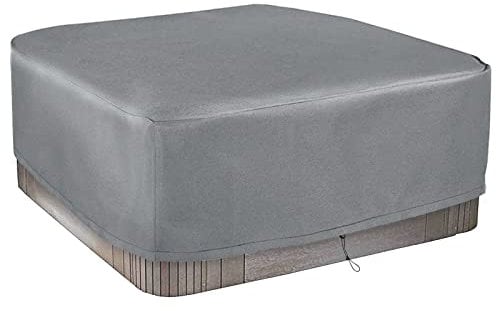 Schleuder Abdeckung Whirlpools, Rechteckige Whirlpool-Abdeckung Freien, wasserdicht, 100% UV-beständig,Protector-Spa (220 * 220 * 85 cm)