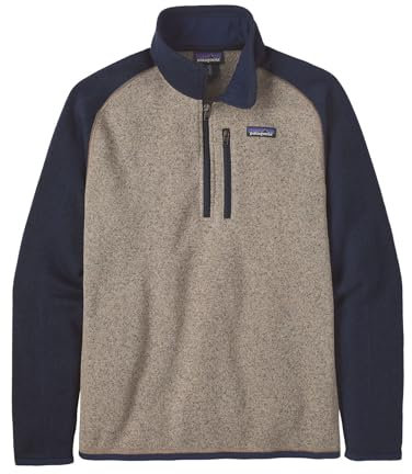 Patagonia Herren M's Better Sweater 1/4 Zip T-Shirt, Oar Tan, XL