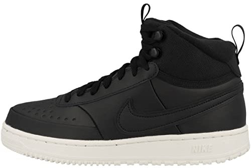 Nike Herren Court Vision Mid Winter Herrenschuh, Black/Black-Phantom, 48.5 EU