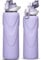 DEARRAY 1l / 1 litre Sports Glass Water Bottle with Straw & Silicone Sleeve Large Reusable BPA-free Glass Drinking Bottle with Flip Top Lid for Gym, Travel, Hiking