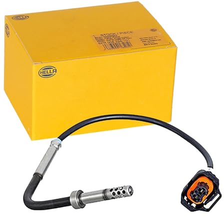 HELLA 6PT 010 376-421 Sensor, Exhaust Gas Temperature - 2-Pole - Screwed - Cable: 180 mm