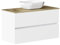 Baikal Conjunto de Mueble de baño Duo, Incluye Lavabo. Mueble Suspendido en Pared con Lavabo cerámico. Varios Acabados y Medidas. Mueble MONTADO.