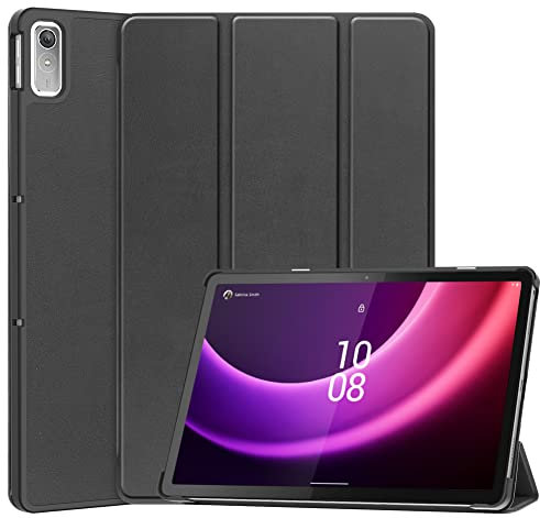 Kepuch Custer Funda para Lenovo Tab P11 2nd 11.5 TB-350,Slim Smart Cover Fundas Carcasa Case Protectora de PU-Cuero para Lenovo Tab P11 2nd 11.5 TB-350 - Negro