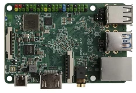 sb components Rock 4 SE - 4GB, Single Board Computer, 4GB LPDDR4 RAM, Rockchip RK3399-T ARM Cortex-A72, Mini-ITX Motherboard
