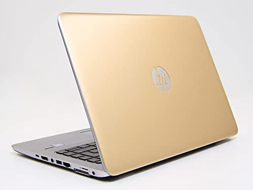 HP Ordenador portátil de 14, portátil de 14, EliteBook 840 G3, i5-6200U, 8 GB de RAM DDR4, SSD 512 GB, teclado QWERTZ brillante, portátil con Windows 10 Pro, 2 años de garantía (Renewed) (dorado