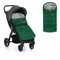 Petite&Mars Schlafsack für Kinderwagen JIBOT * Fußsack * Winterschlafsack für Kinderwagen, Buggy und Autositz * Warrm * Wasserdicht * Winddicht (Juicy Green)