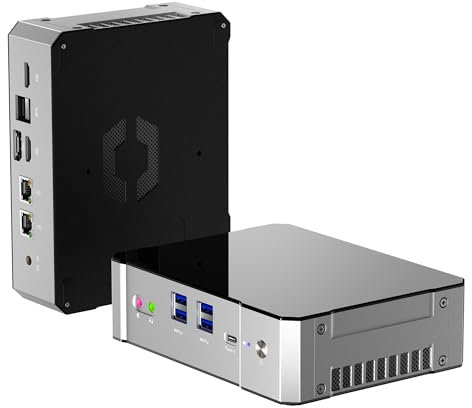 TOPGRO Mini PC Core i7-13700H, 32Go DDR5 RAM, 1To PCIe 4.0 SSD, WiFi 6E, BT 5.2, 2X 2.5 Gbps LAN, 2X HDMI, 1x USB-C, 4K@60Hz, Windows 11 Pro
