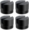 YIXISI 4 PCS Universal Slotted Rubber Jack Pad Medium Size, Frame Rail Protector Pinch Welds Protector, Rubber Jack Guard Adapter Pad for Keeping Pinch Weld, Paint and Metal Safe