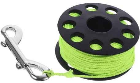 BESPORTBLE 2st Tauchspule Fingerrolle Mit Clip Tauchen Tauchrollenschnur Bojenrolle Hakenclip Für Tauchleinen Werkzeugzubehör Fingerrolle Zum Schnorcheln Tauchwerkzeuge Sperren Nylon Haupt