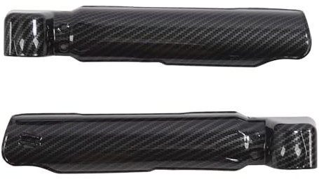 2PCS Stoßdämpfer Schutz Carbon Faser Muster Motorrad Gabel Schutzfolie Ersatz Für SurRon Licht Bee X S