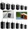 Begonia 12 Stück Futterkorb Angeln, Futterkorb Feeder zum Angeln Metallkäfig, Fishing Futterkorb Angeln Rund Quadrat, Rotierender Futterkorb Feeder aus Metall, 10g/15g/20g/30g/40g/50g