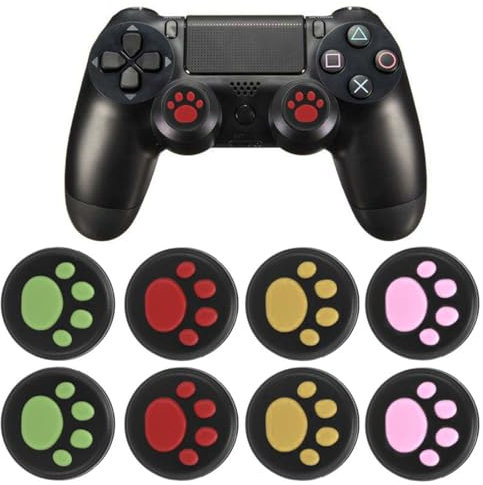 GGUFAY Agarres para el Pulgar para Steam Deck LCD Silicona Tapas de Joystick Caps Thumb Grip Cubierta Antideslizante para Joystick Thumbsticks para Steam Deck OLED