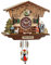 Trenkle Engstler Quarz Schaukeluhr aus Holz mit Mädchen, Heidi's Chalet, H: 16cm Made in Germany