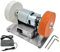 SAROAD Enchufe Europeo, Amoladora Doble de 100 W, Motor de Amoladora, Mini Muela Eléctrica de Pulido Grueso y Fino, Piedra de Afilar